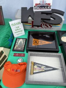 In addition to memorabilia from over 20 historic amusement parks, my display also included a section featuring items from other nostalgic Cleveland-area places.
