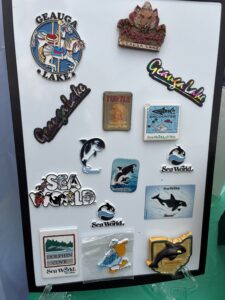 Also displayed on my center table was my collection of Geauga Lake & Sea World souvenir magnets.
