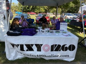WIXY1260Online played retro music at their booth, and on their internet broadcast, throughout the afternoon.